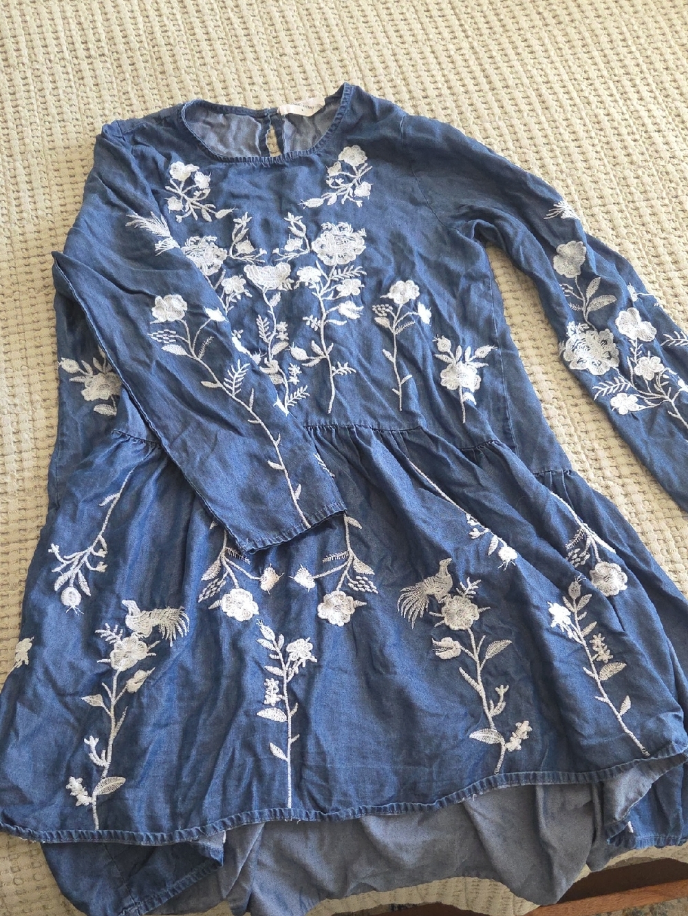Goodnight Macaroon Light Blue Chambray Top